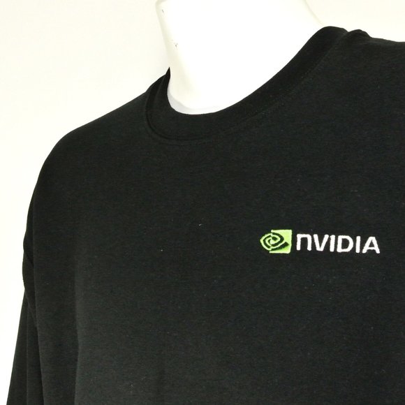NVIDIA Tech Employee Uniform Black Sweatshirt NWT Size 2XL - Picture 9 of 9